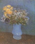 Vase wtih Lilacs,Daisies and Anemones (nn04) Vincent Van Gogh